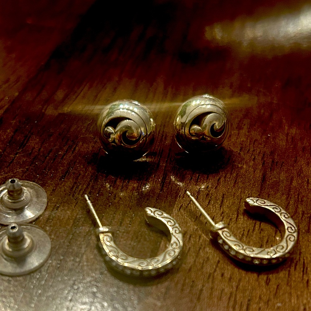 Brighton earrings - two! Plus heart box